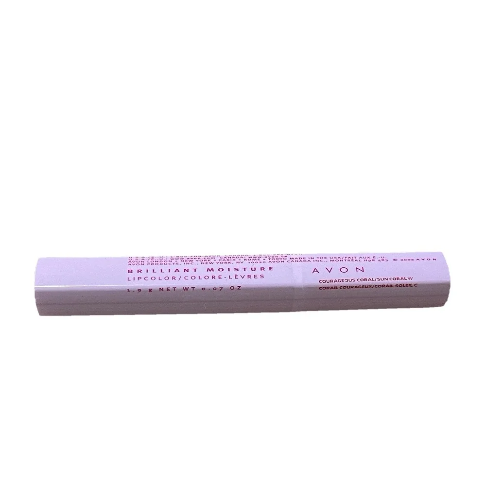 Avon‎ Brilliant Moisture Courageous Coral Lipcolor Breast Cancer 2002 New Sealed